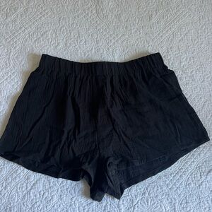 Shein Curve Linen Short